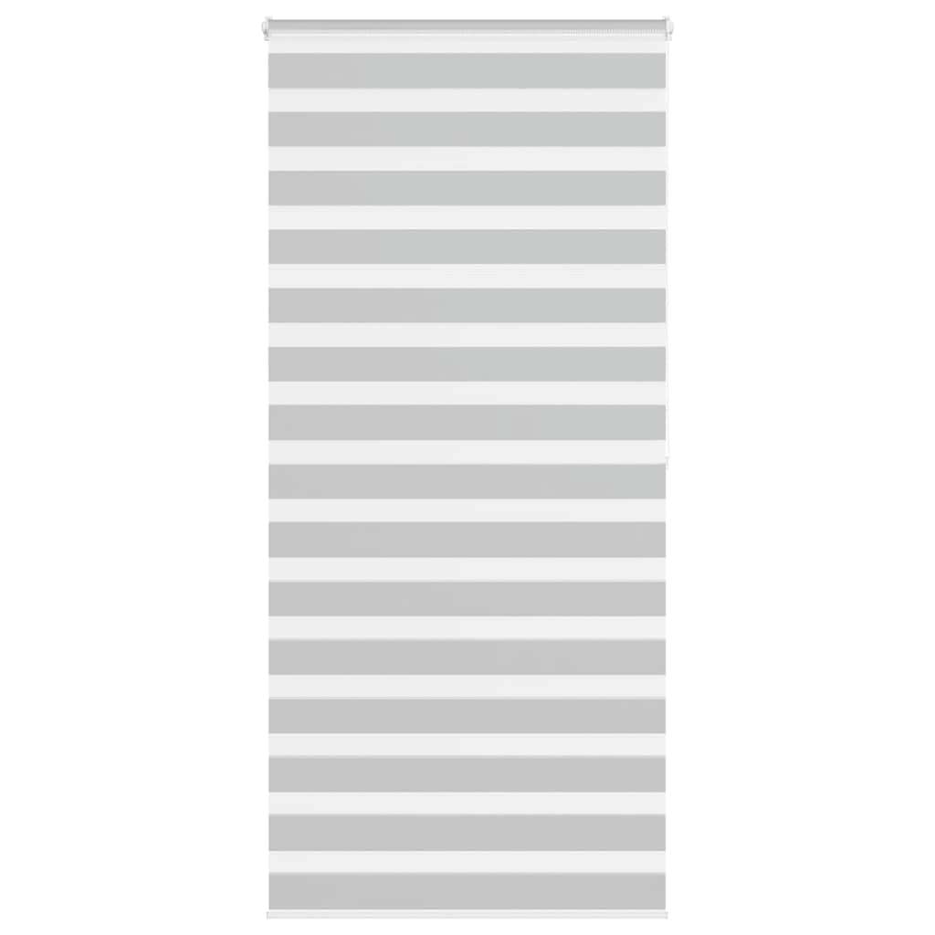 Zebrarollo Hellgrau 95x200 cm Stoffbreite 90,9 cm Polyester