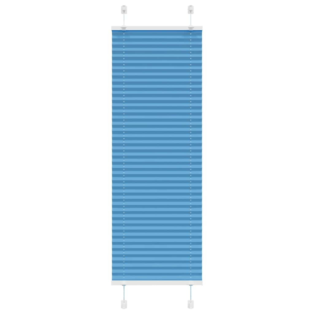 Plissee Blau 40x100 cm Stoffbreite 39,4 cm Polyester