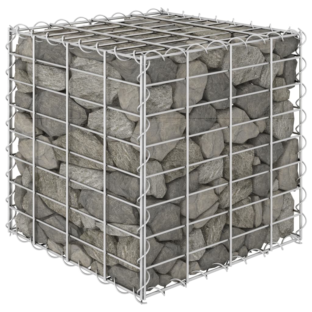 Würfel-Gabionen-Hochbeet Stahldraht 40x40x40 cm Würfel-Gabionen-Hochbeet Stahldraht 40x40x40 cm