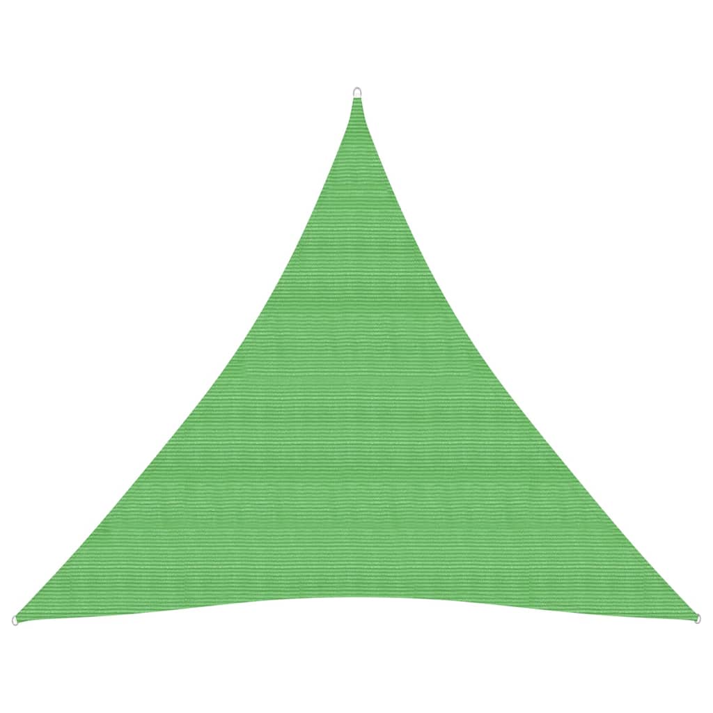 Sonnensegel 160 g/m² Hellgrün 4,5x4,5x4,5 m HDPE