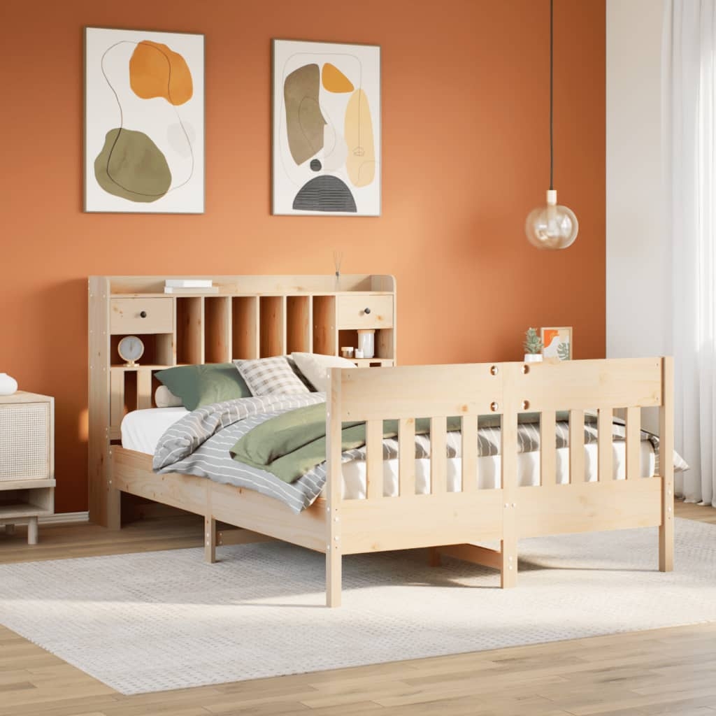 Massivholzbett ohne Matratze 160x200 cm Kiefernholz