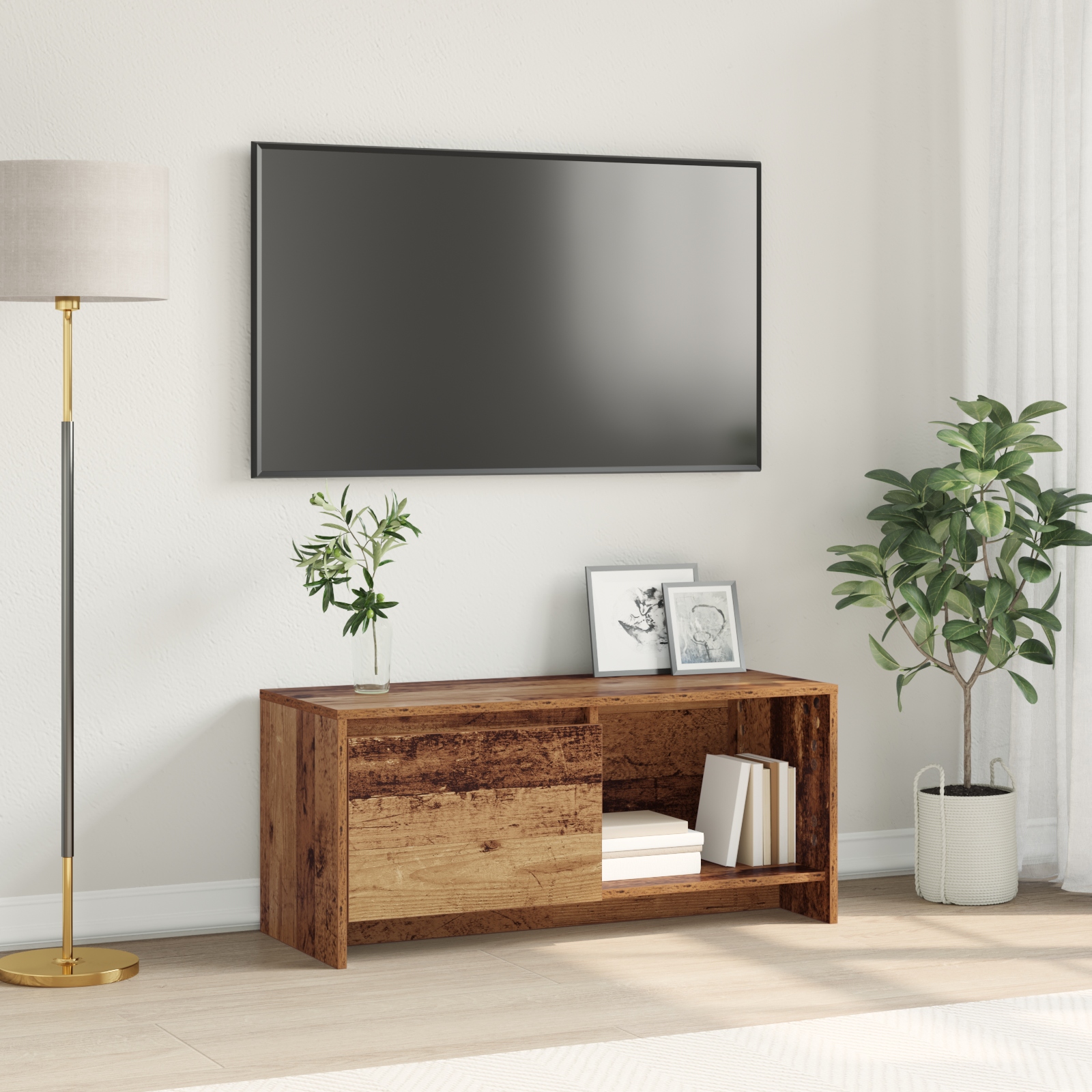 TV-Ständer Altholz Holzwerkstoff