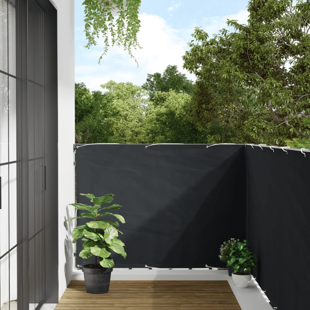 Garten-Sichtschutz Anthrazit 600x120 cm PVC