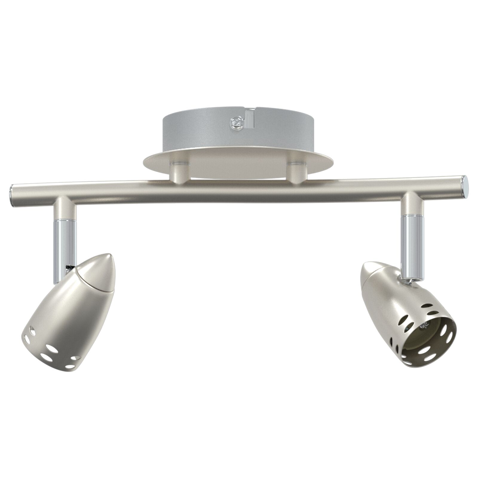Decken-Spotlight 2 Wege verstellbar Matt Nickel GU10