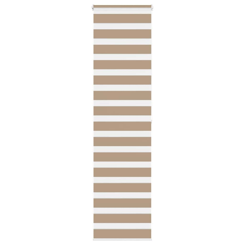 Zebrarollo Sandbraun 55x200 cm Stoffbreite 50,9 cm Polyester