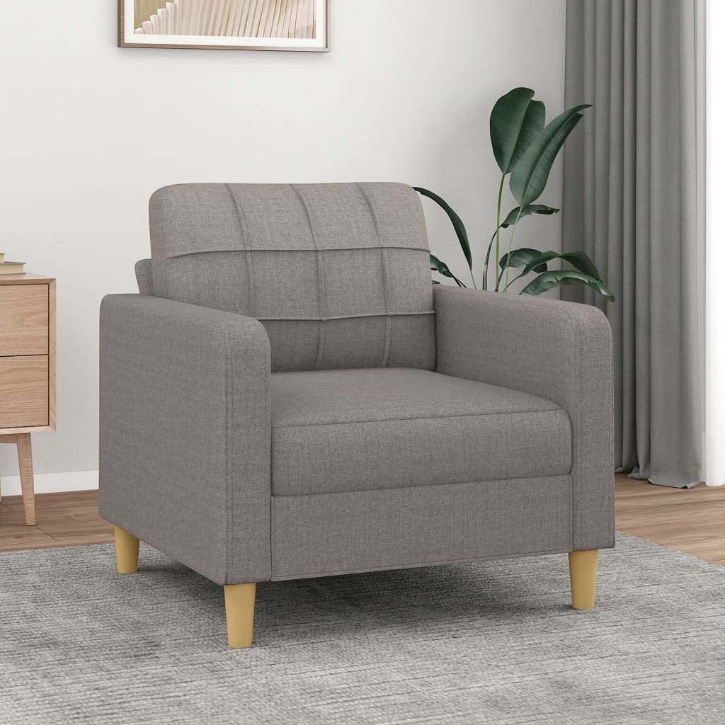 Sofasessel Taupe 60 cm Stoff Sofasessel Taupe 60 cm Stoff