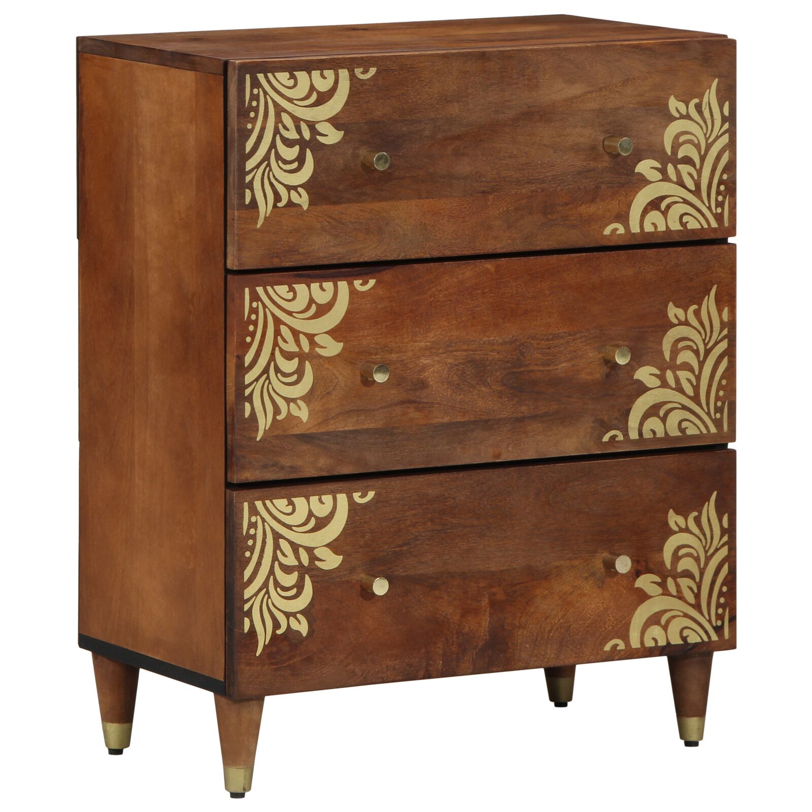 Sideboard 60x33x75 cm Massivholz Mango