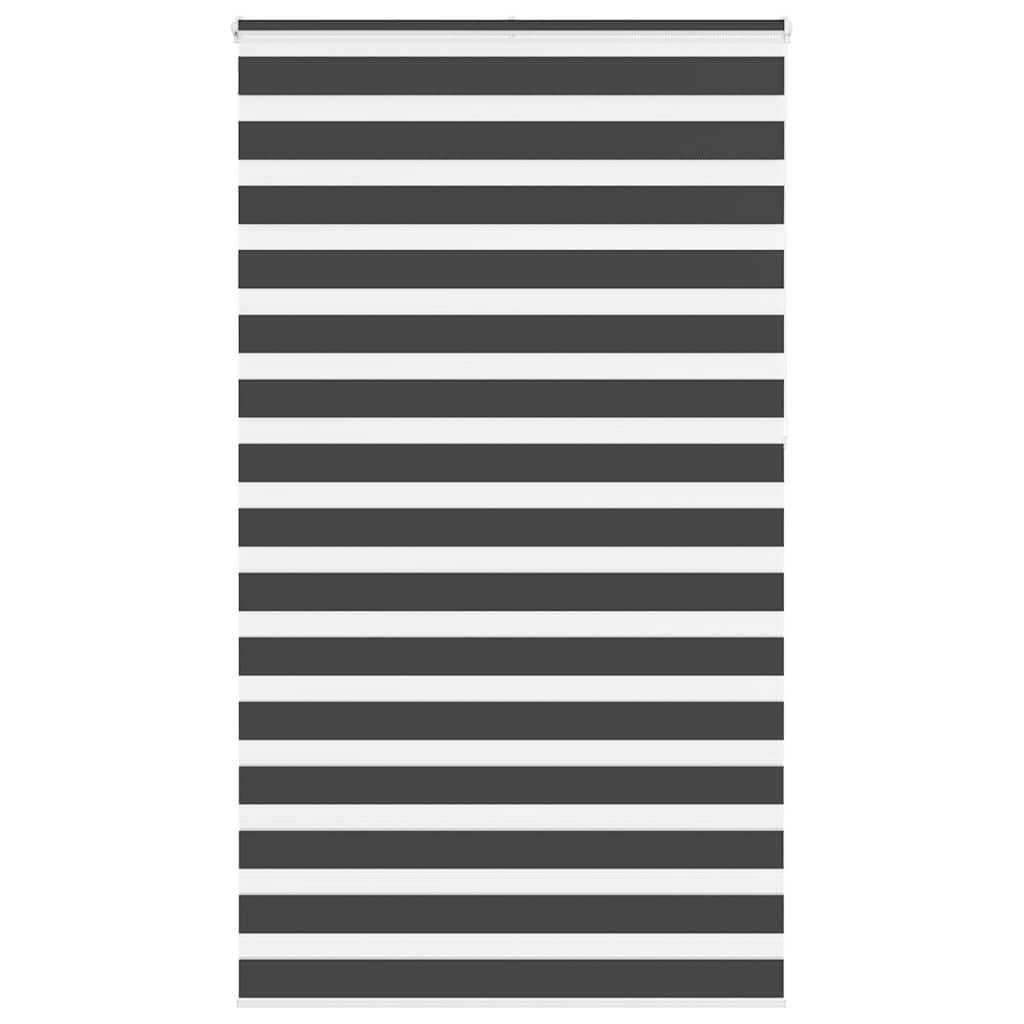 Zebrarollo Schwarz 125x230 cm Stoffbreite 120,9 cm Polyester