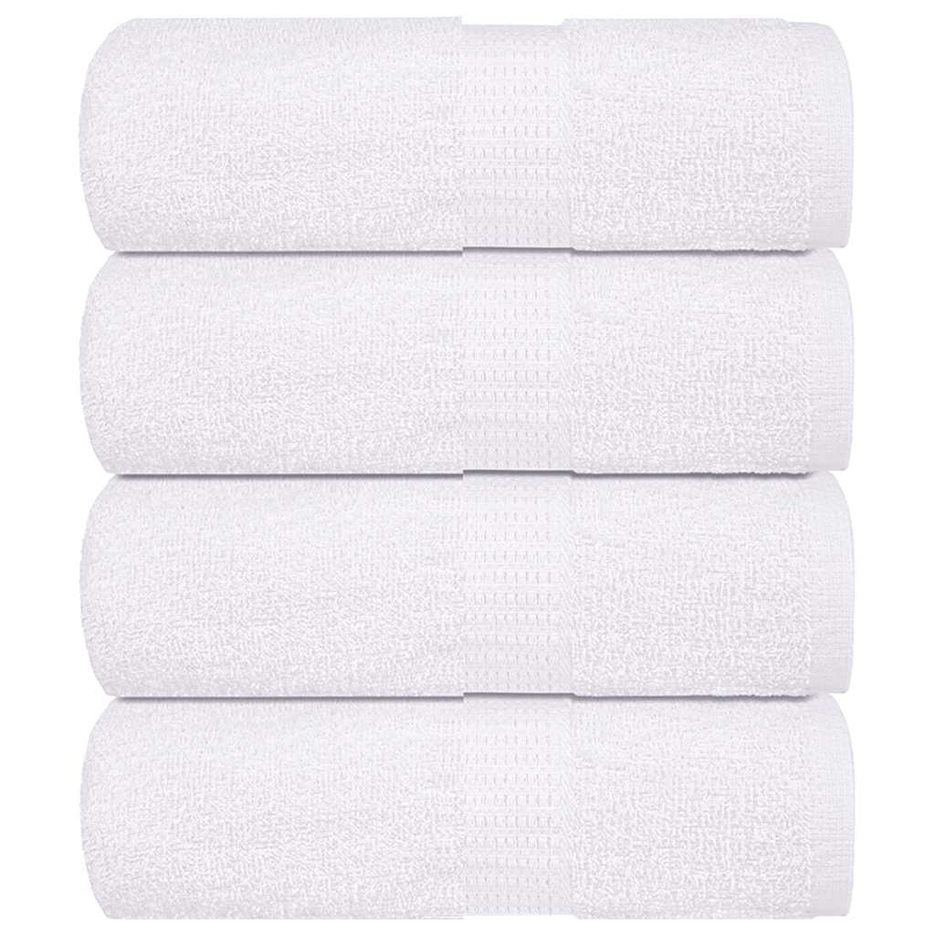 Gästetücher 4 Stk. Weiß 30x50 cm 360 g/m² 100% Baumwolle