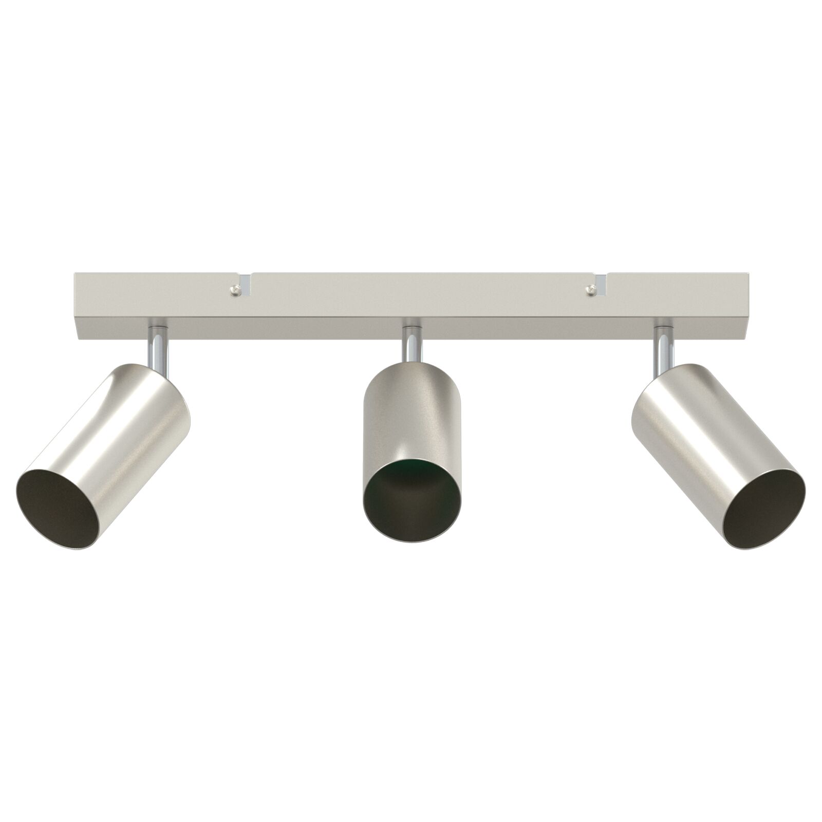 Decken-Spotlight 3-Wege verstellbar Gebürstetes Nickel GU10