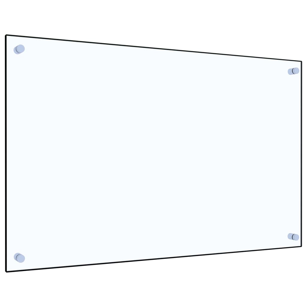 Küchenrückwand Transparent 80×50 cm Hartglas