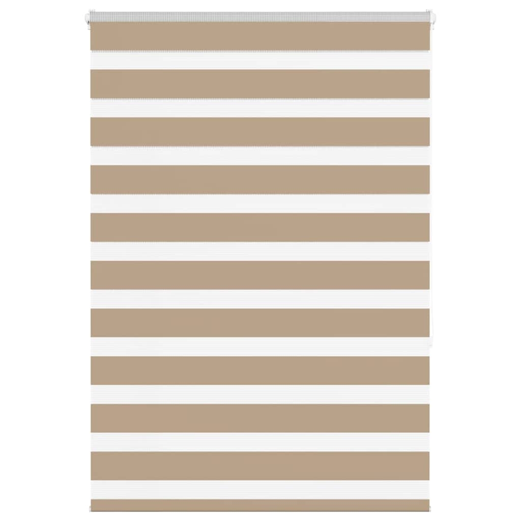 Zebrarollo Sandbraun 100x150 cm Stoffbreite 95,9 cm Polyester