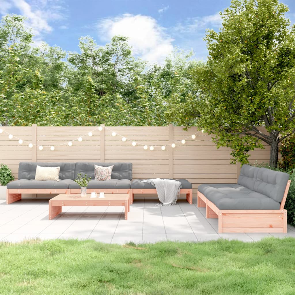 6-tlg. Garten-Lounge-Set mit Kissen Massivholz Douglasie 6-tlg. Garten-Lounge-Set mit Kissen Massivholz Douglasie