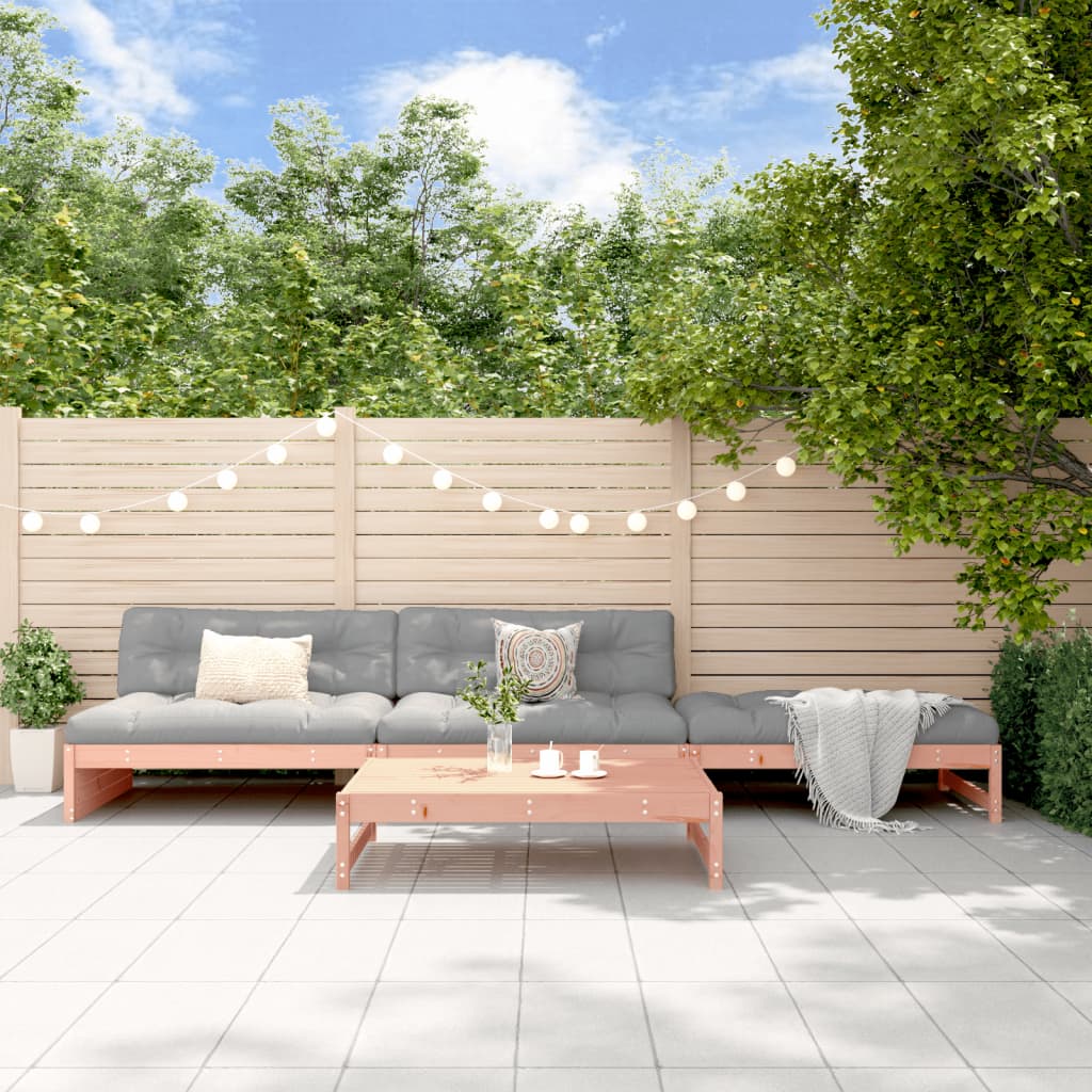 4-tlg. Garten-Lounge-Set mit Kissen Massivholz Douglasie 4-tlg. Garten-Lounge-Set mit Kissen Massivholz Douglasie