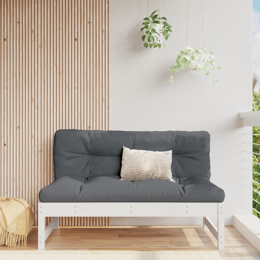 Mittelsofa Weiß 120x80 cm Massivholz Kiefer Mittelsofa Weiß 120x80 cm Massivholz Kiefer