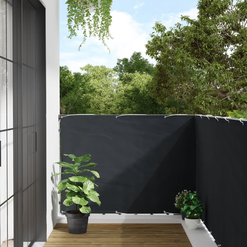 Garten-Sichtschutz Anthrazit 400x120 cm PVC