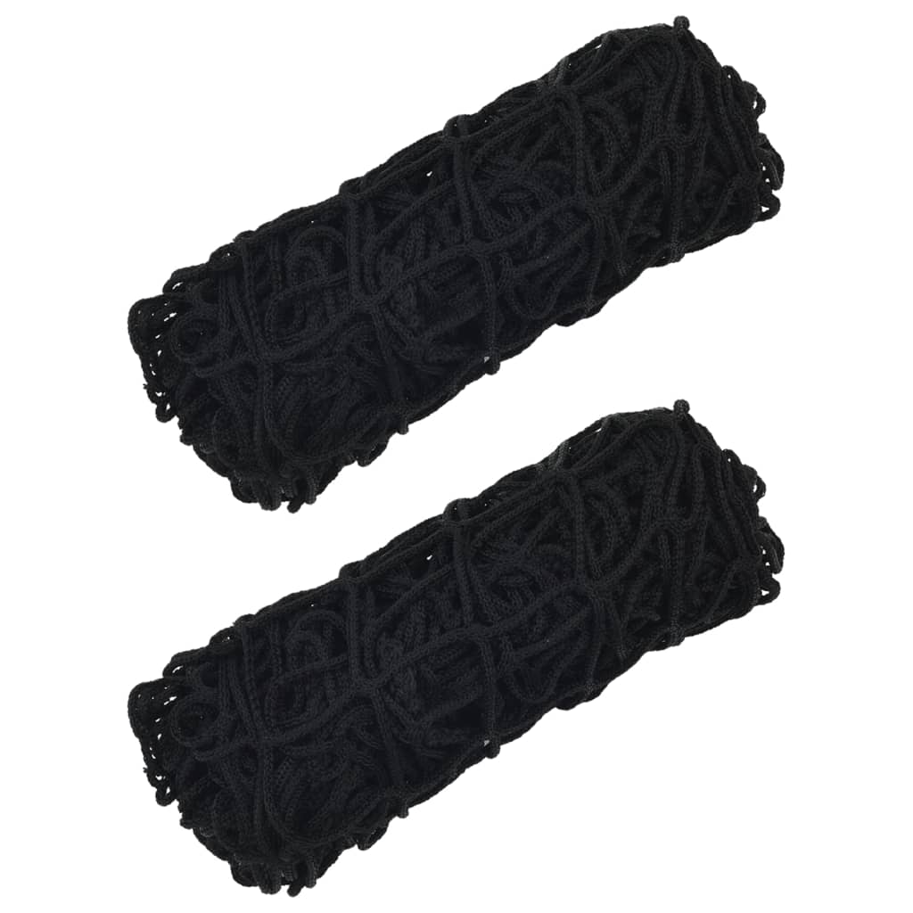 Heunetze 2 Stk. Rechteckig Schwarz 150x90 cm PP Heunetze 2 Stk. Rechteckig Schwarz 150x90 cm PP