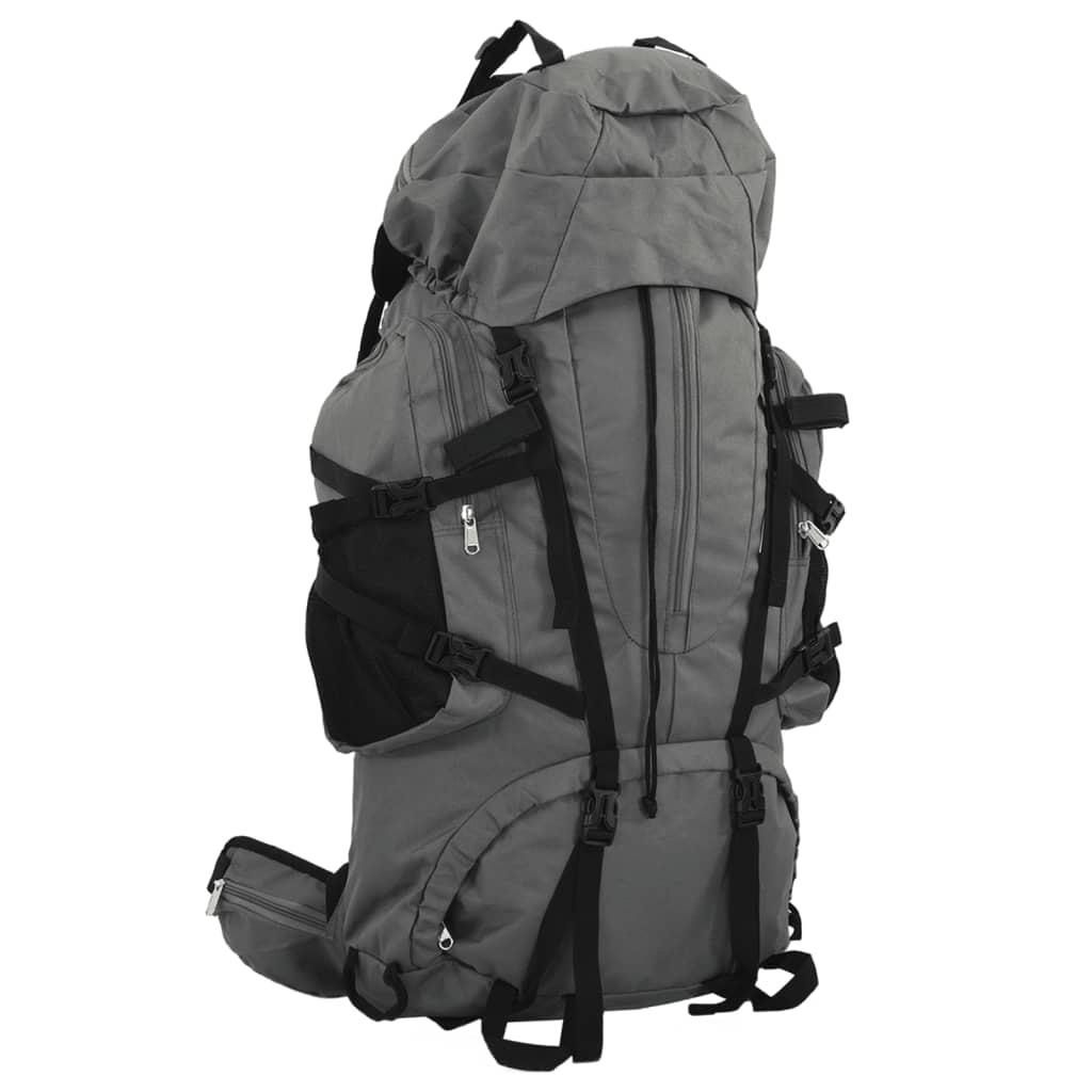 Wanderrucksack Grau 80 L Oxford-Gewebe Wanderrucksack Grau 80 L Oxford-Gewebe