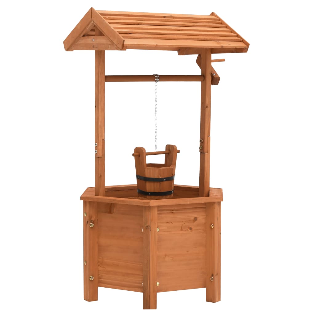 Wunschbrunnen-Pflanzkübel 40x40x84 cm Tannenholz Wunschbrunnen-Pflanzkübel 40x40x84 cm Tannenholz