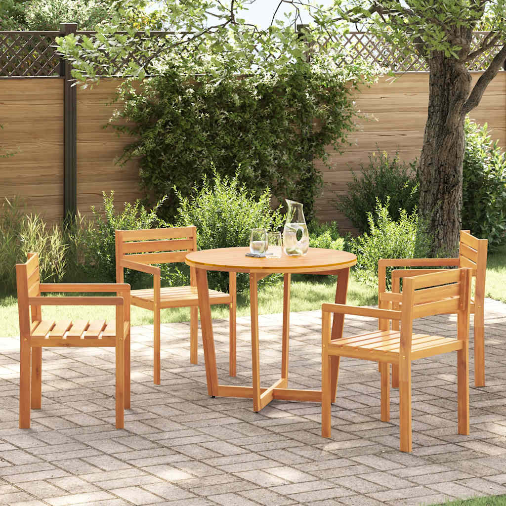 Gartenstühle 4 Stk. 50x53x80 cm Massivholz Akazie Gartenstühle 4 Stk. 50x53x80 cm Massivholz Akazie