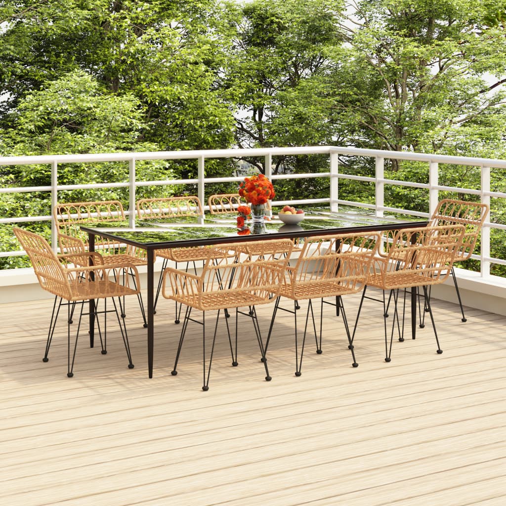 9-tlg. Garten-Essgruppe Poly Rattan 9-tlg. Garten-Essgruppe Poly Rattan
