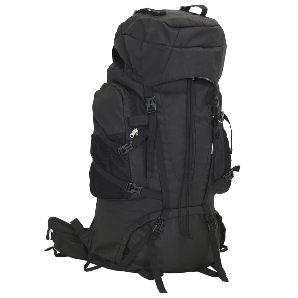 Wanderrucksack Schwarz 80 L Oxford-Gewebe Wanderrucksack Schwarz 80 L Oxford-Gewebe