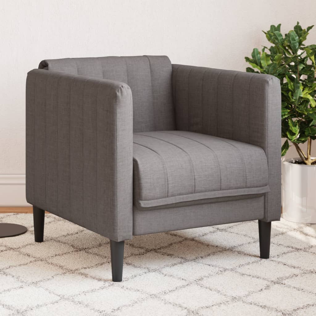 Sessel Taupe Stoff Sessel Taupe Stoff