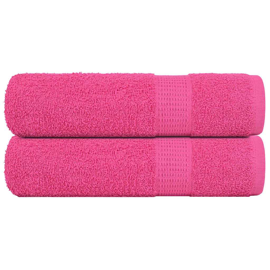 Handtücher 2 Stk. Rosa 50x100 cm 360 g/m² 100% Baumwolle