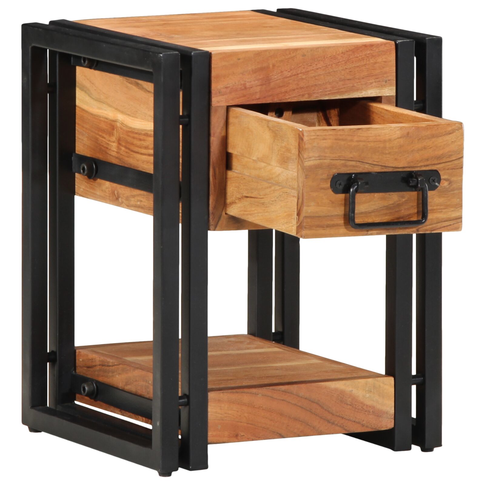 vidaXL Nachttische 2er Set 30x30x40 cm aus Akazienholz