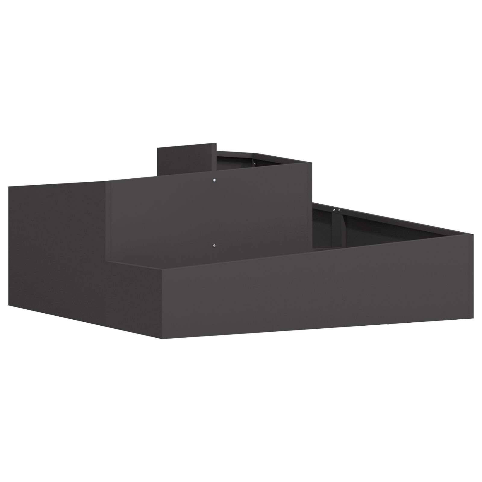 Töpfe & Pflanzkübel Schwarz Metall Groß Dekorative Details
