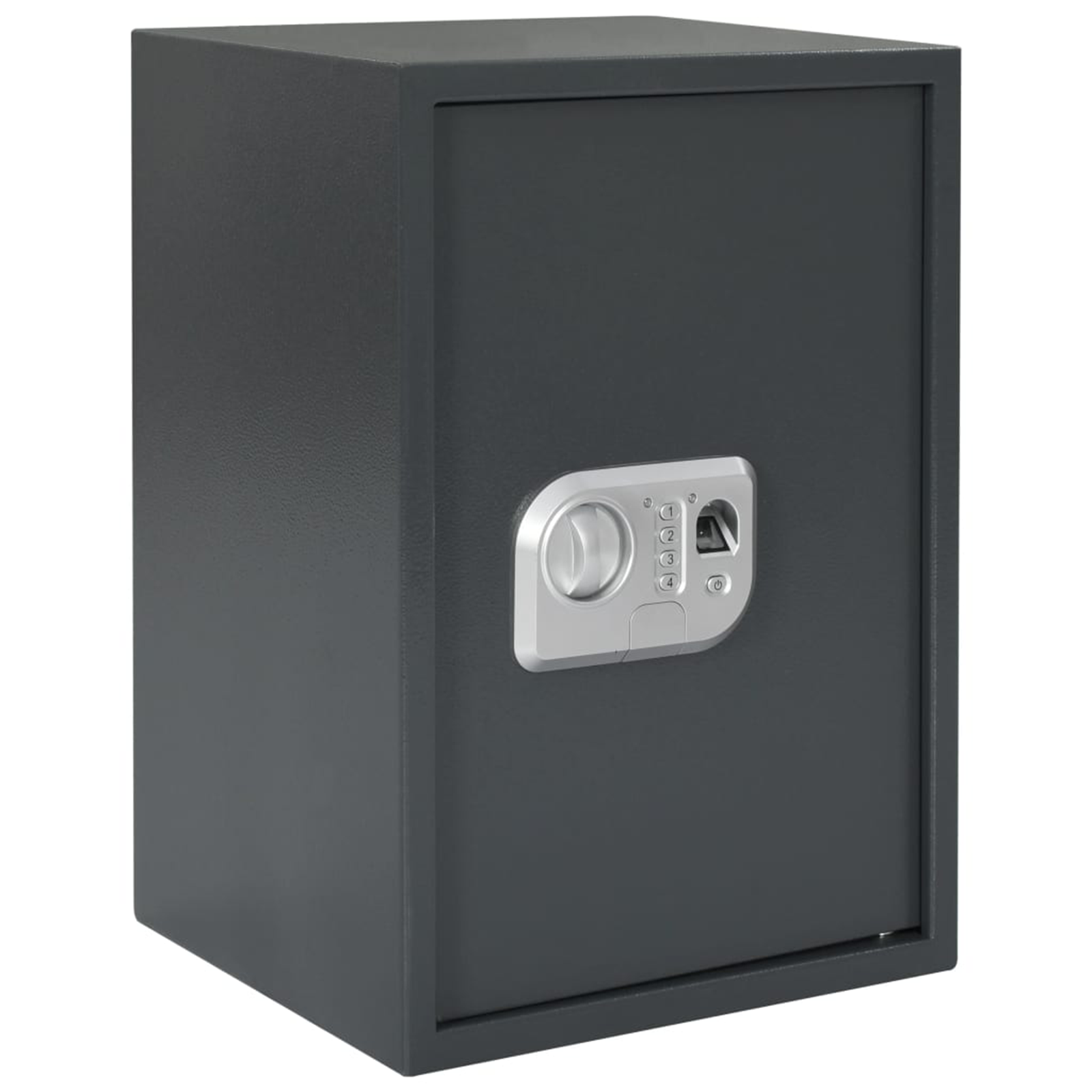 Elektronischer Digital Safe mit Fingerabdruckschloss 31x35x50 cm Stahl