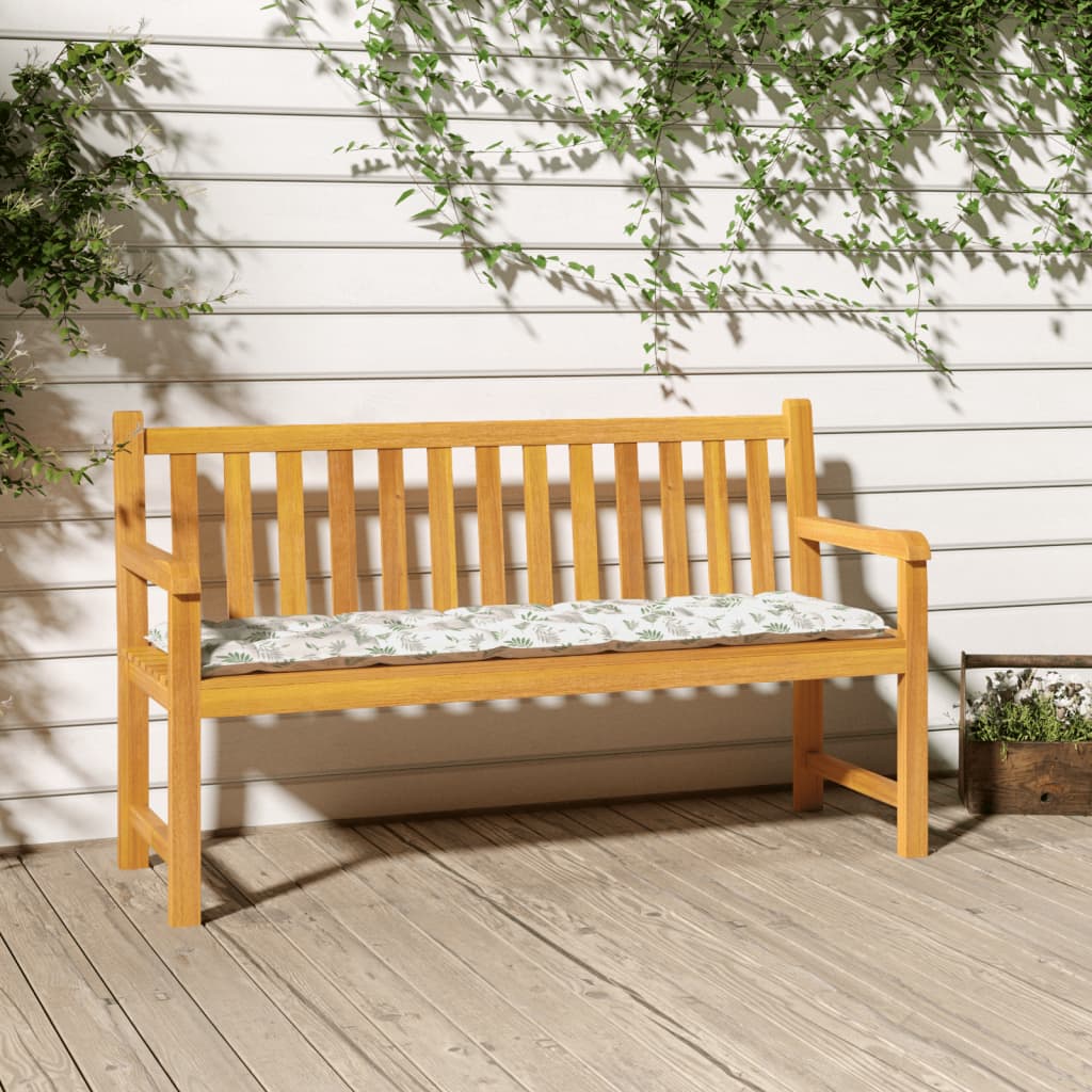 Gartenbank-Auflagen 2 Stk. Bluttmuster Oxford-Gewebe Gartenbank-Auflagen 2 Stk. Bluttmuster Oxford-Gewebe