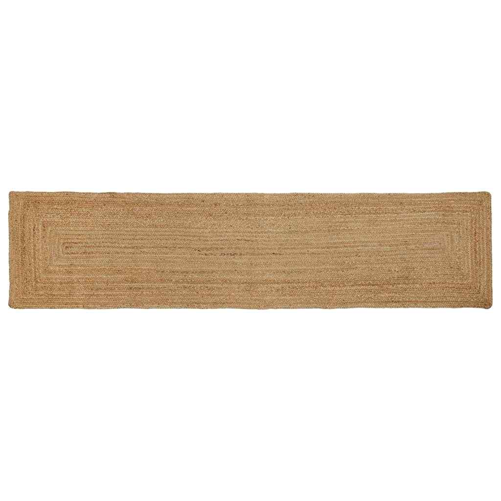 Teppich Beige 60 x 300 cm Jute