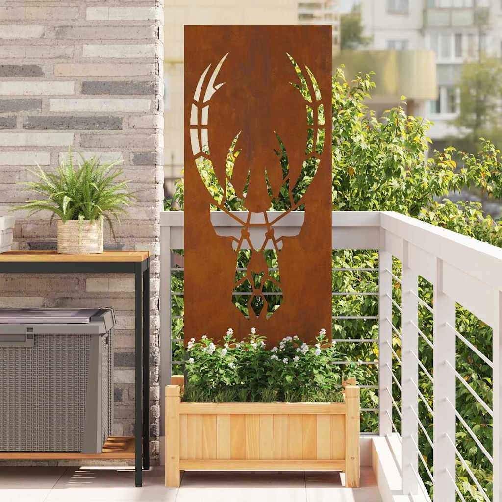 Garten dekoratives Panel Rostig 50 x 140 cm Wetterstahl