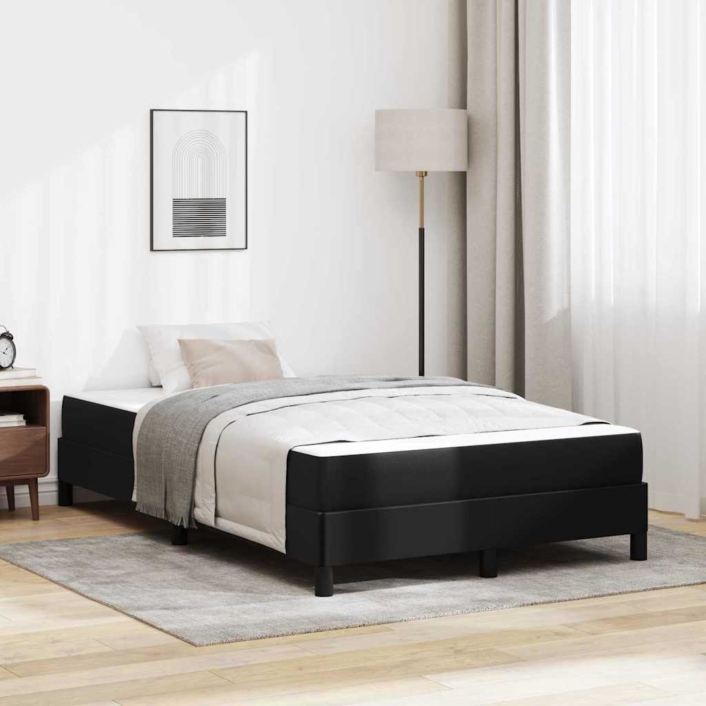 Bett Sonstiges Schwarz 120 x 200 cm Kunstleder