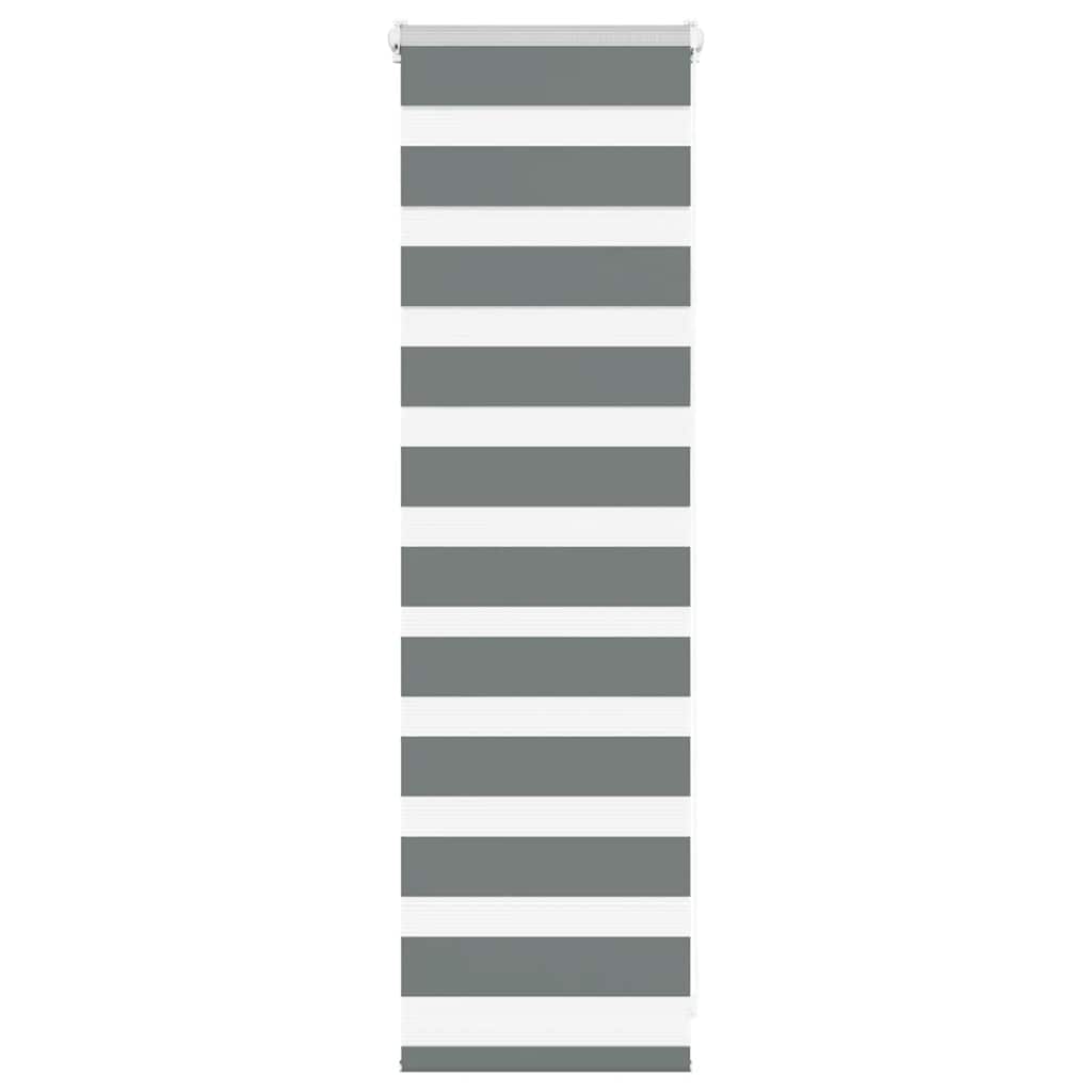 Zebrarollo Dunkelgrau 40x100 cm Stoffbreite 35,9 cm Polyester
