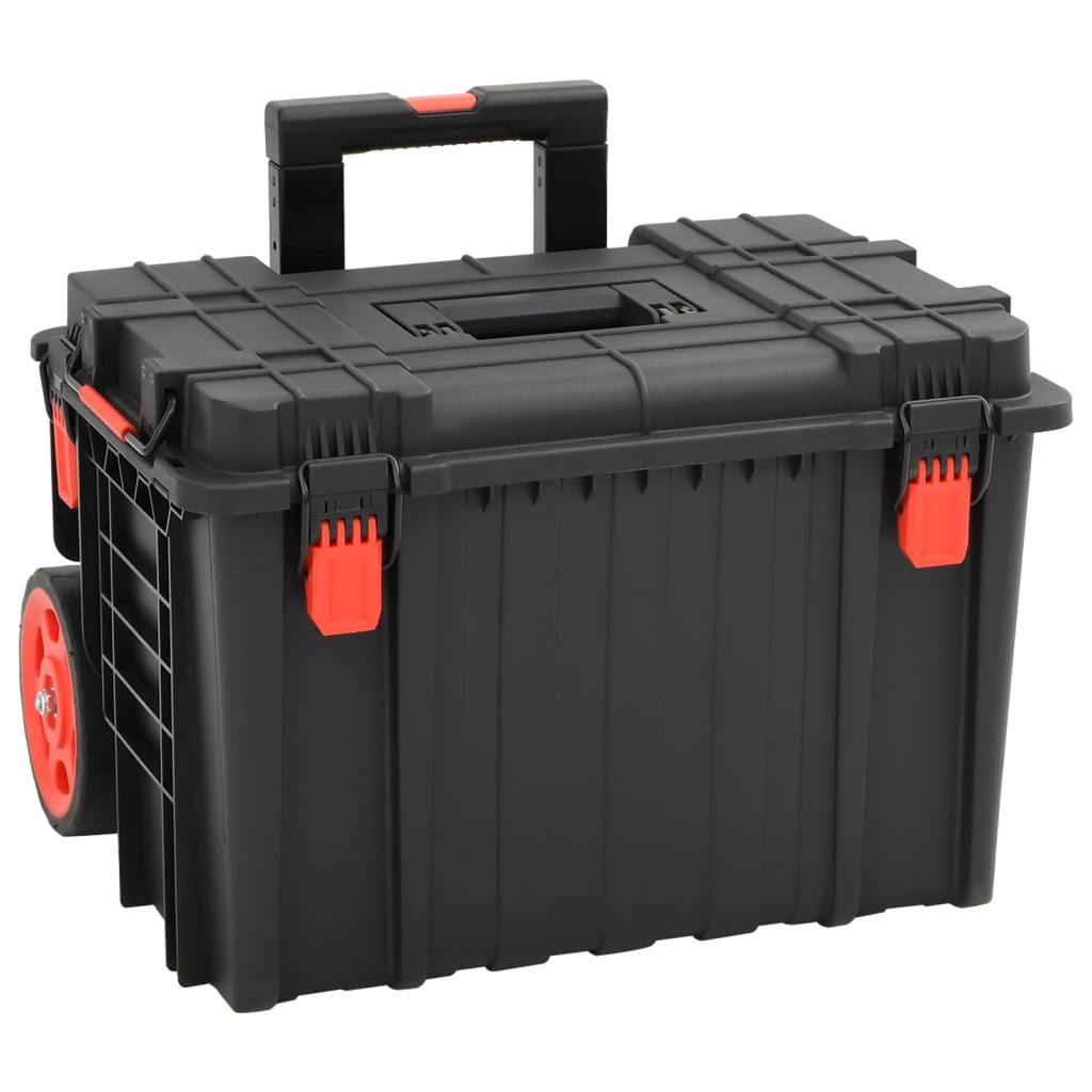 Koffer für Flugreise Tragbar Schwarz 56,5x45,5x48 cm PP Koffer für Flugreise Tragbar Schwarz 56,5x45,5x48 cm PP
