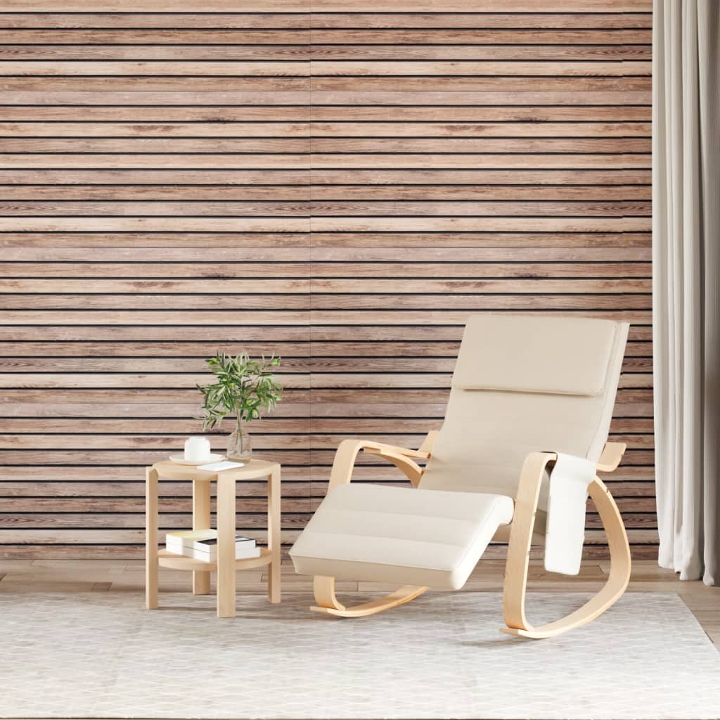 3D-Wandpaneele 5 Stk. Braun 100x50 cm EPS
