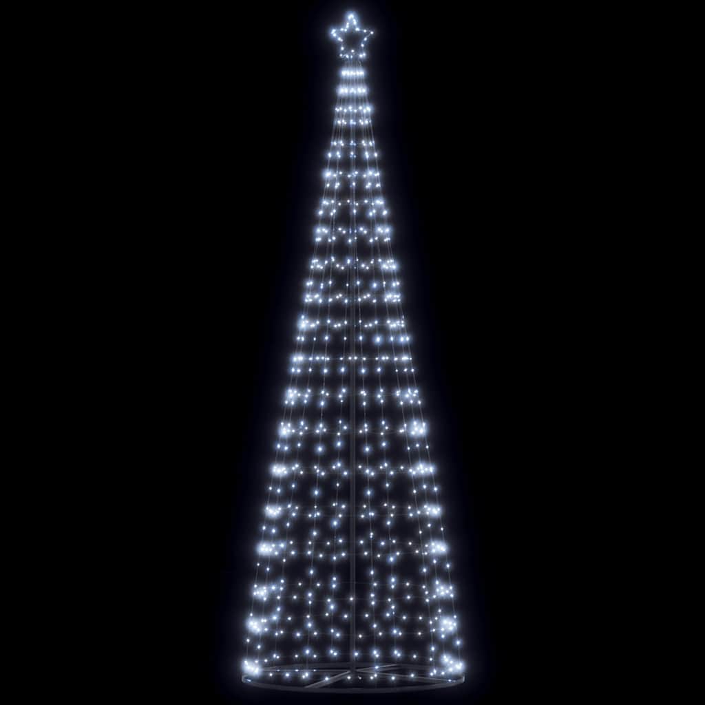 LED Weihnachtsbaum 550 LEDs Kaltweiß 304 cm