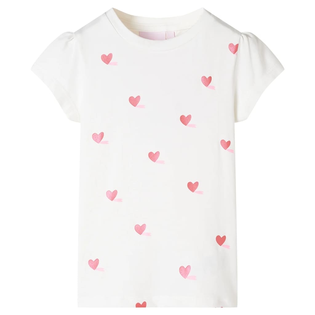 Kinder-T-Shirt Ecru 116 Kinder-T-Shirt Ecru 116