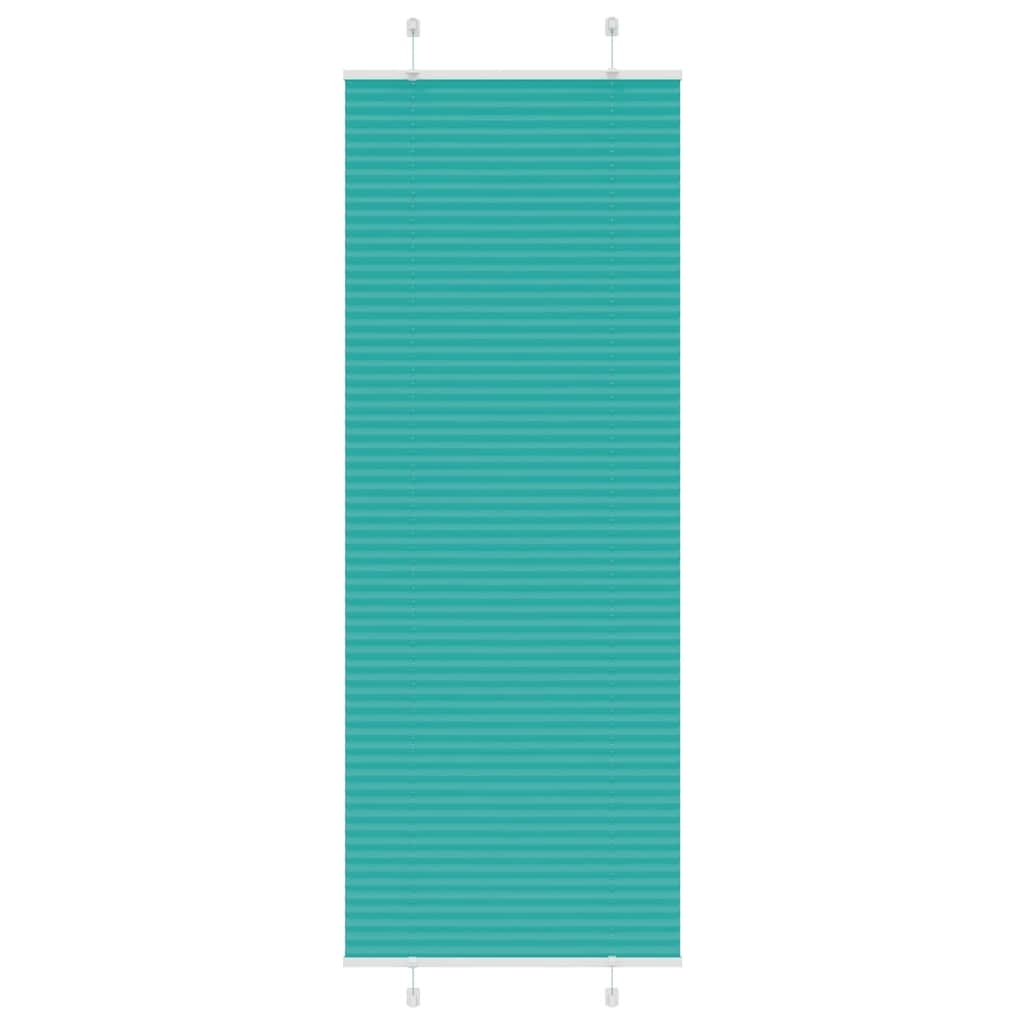 Plissee Petrolgrün 70x200 cm Stoffbreite 69,4 cm Polyester