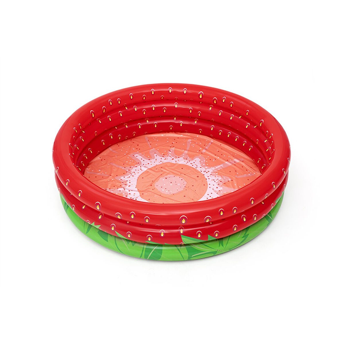 Bestway Aufblasbares Kinderbecken 3 Ringe Erdbeere 168x38 cm +2 Jahre Garten 51145 Bestway Aufblasbares Kinderbecken 3 Ringe Erdbeere 168x38 cm +2 Jahre Garten 51145