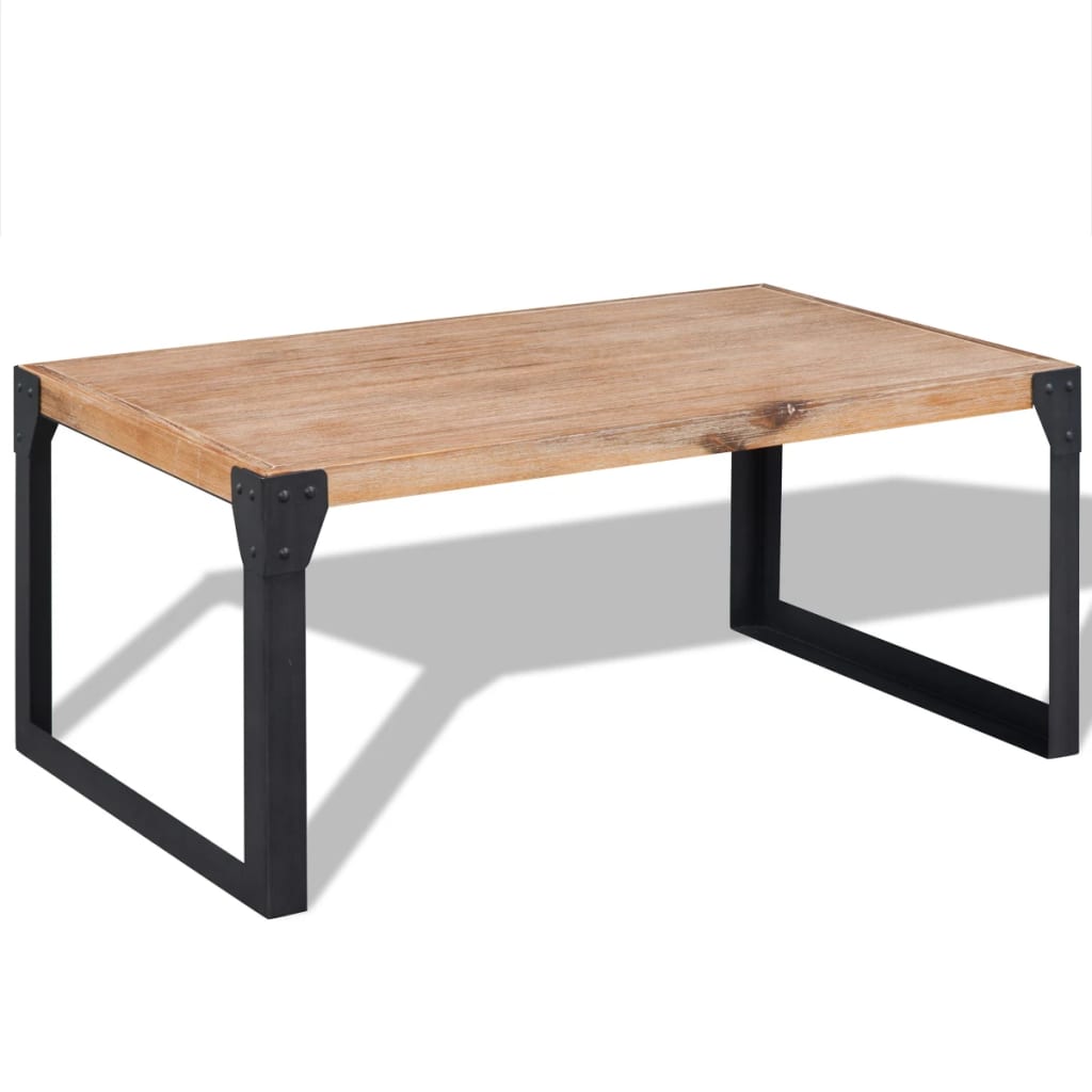 Couchtisch Akazienholz Massiv 100 x 60 x 45 cm