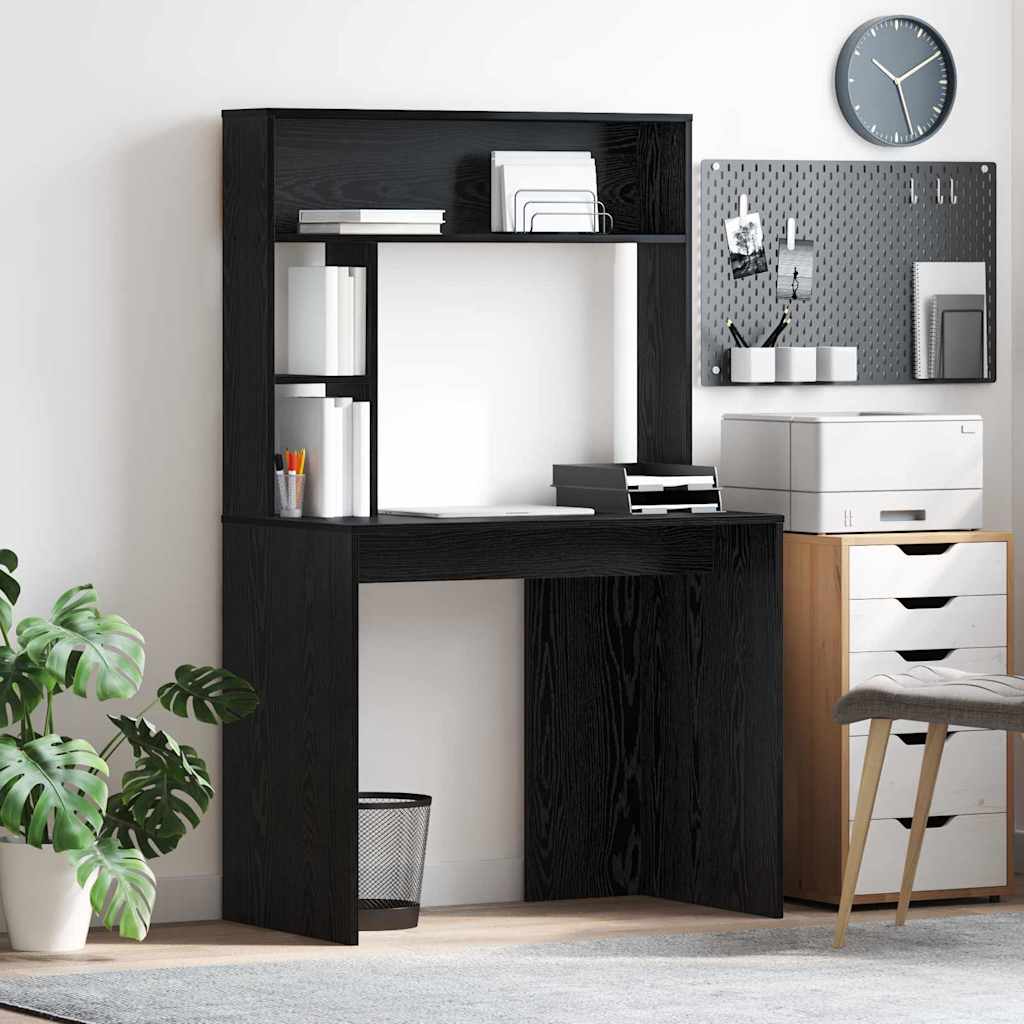 Schreibtisch Schwarze Eiche 91 x 50 x 149 cm Holzwerkstoff