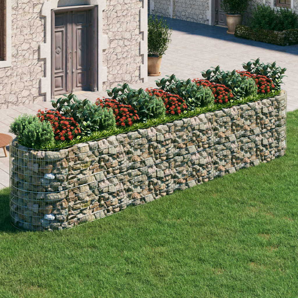 Gabionen-Hochbeet Verzinktes Eisen 500x100x100 cm Gabionen-Hochbeet Verzinktes Eisen 500x100x100 cm