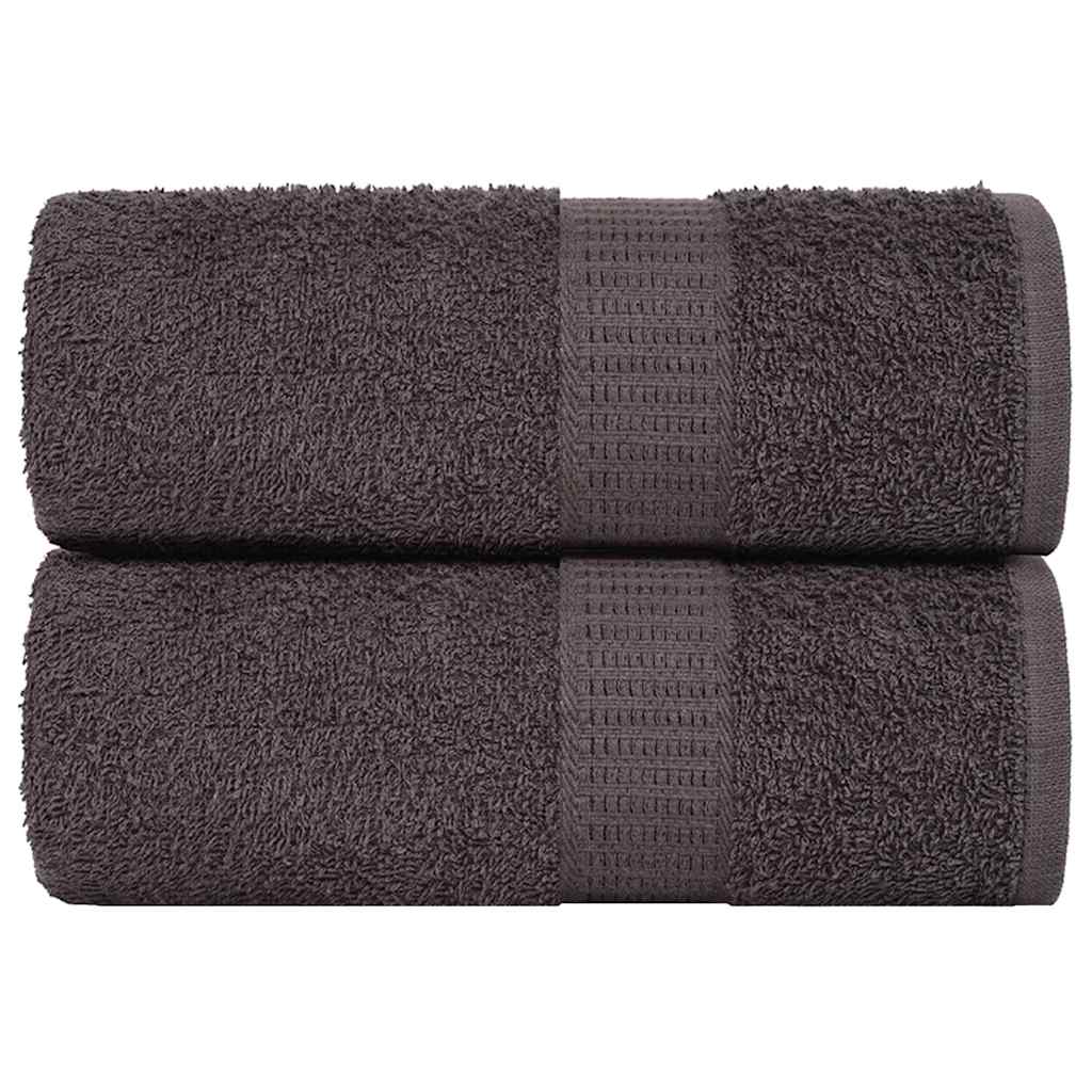 Gästetücher 2 Stk. Anthrazit 30x50 cm 360 g/m² 100% Baumwolle