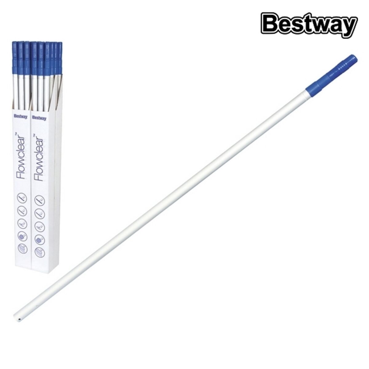 Bestway Aluminiumstiel Teleskop Pool 360 cm Garten 58279 Bestway Aluminiumstiel Teleskop Pool 360 cm Garten 58279