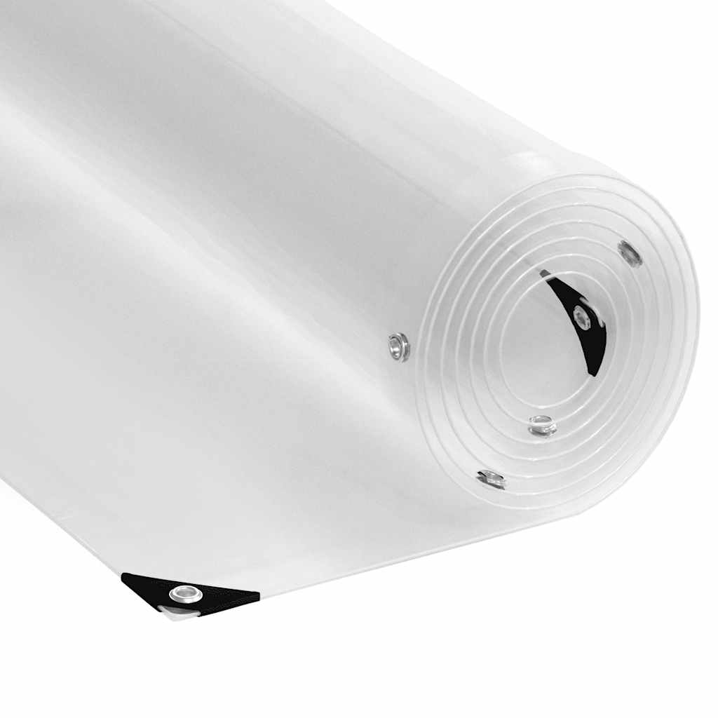 Transparente Plane mit Ösen 4x6 m PVC
