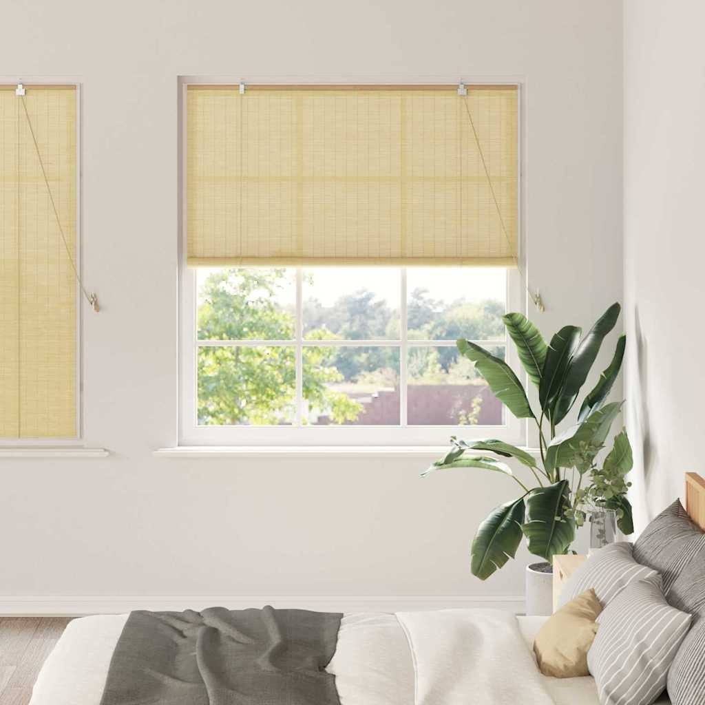 Fensterjalousien und -schattierungen Natur 140 x 160 cm Bambus