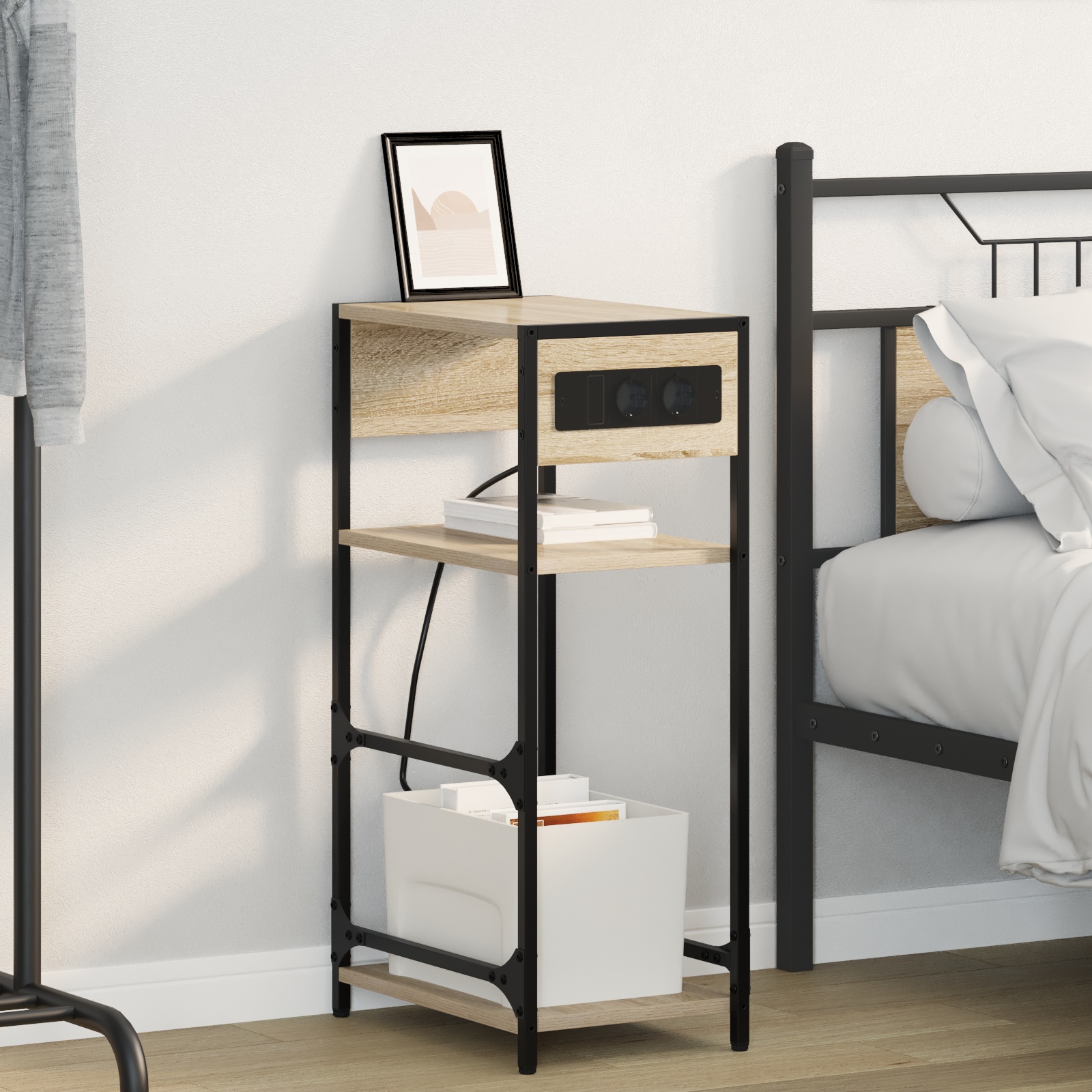 Nachttisch Sonoma Eiche 40 x 27 x 76 cm Holzwerkstoff